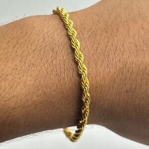 Gold Rope Men's Bracelet